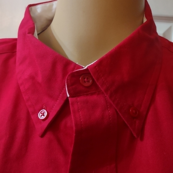 Nwot Cummins Engine port authority mens size large long sleeve button down shirt - Picture 4 of 6